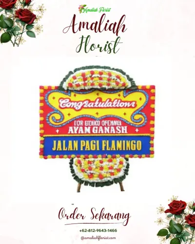 Bunga Papan Congratulation di Cipajang